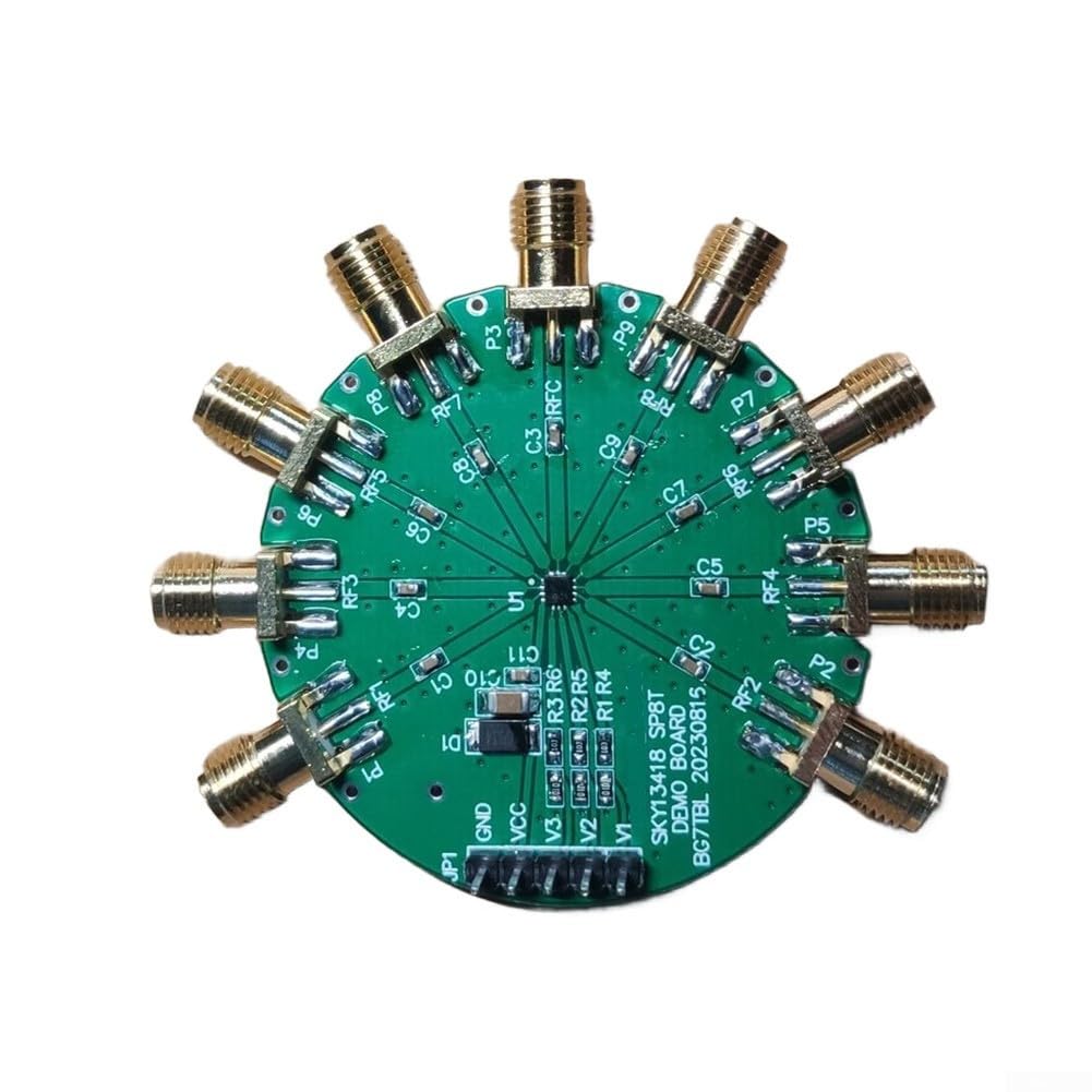 RF-Schaltermodul SP8T für 8-Antennen-Auswahl 50 kHz bis 6 GHz mit konsistenter Einfügedämpfung und Isolationsleistung