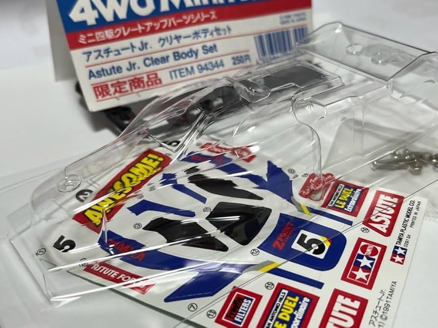 4wd Mini Racer アスチュートクリアボディセット ミニ四駆 アスチュートポリカボディ3個セット - メルカリ