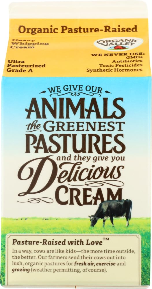 Organic Valley Ultra Pasteurized Heavy Whipping Cream 16 Ounce - 12 per case — view 3