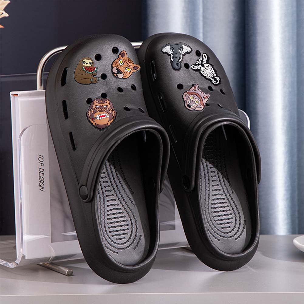Animal Encantos del Zapato 30PCS Cute Cartoon Zapato Decoración Croc Charms para Niñas Mujeres Niños Adultos, Regalo para Fiesta de Cumpleaños