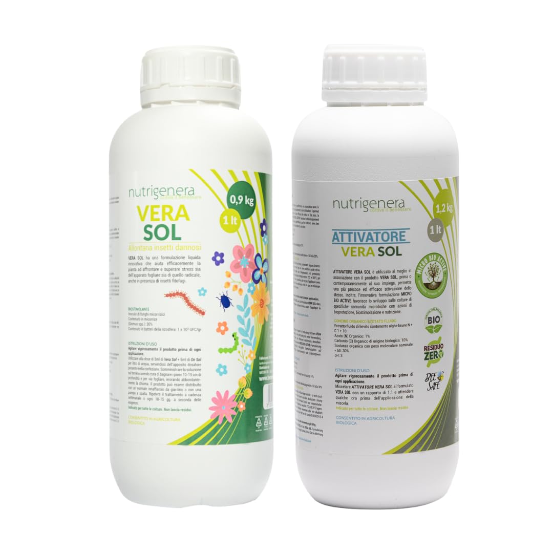 Vera sol bio- Repellente Insetti Dannosi a base di Beauveria bassiana, Metarhizium e batteri della rizosfera - 1L