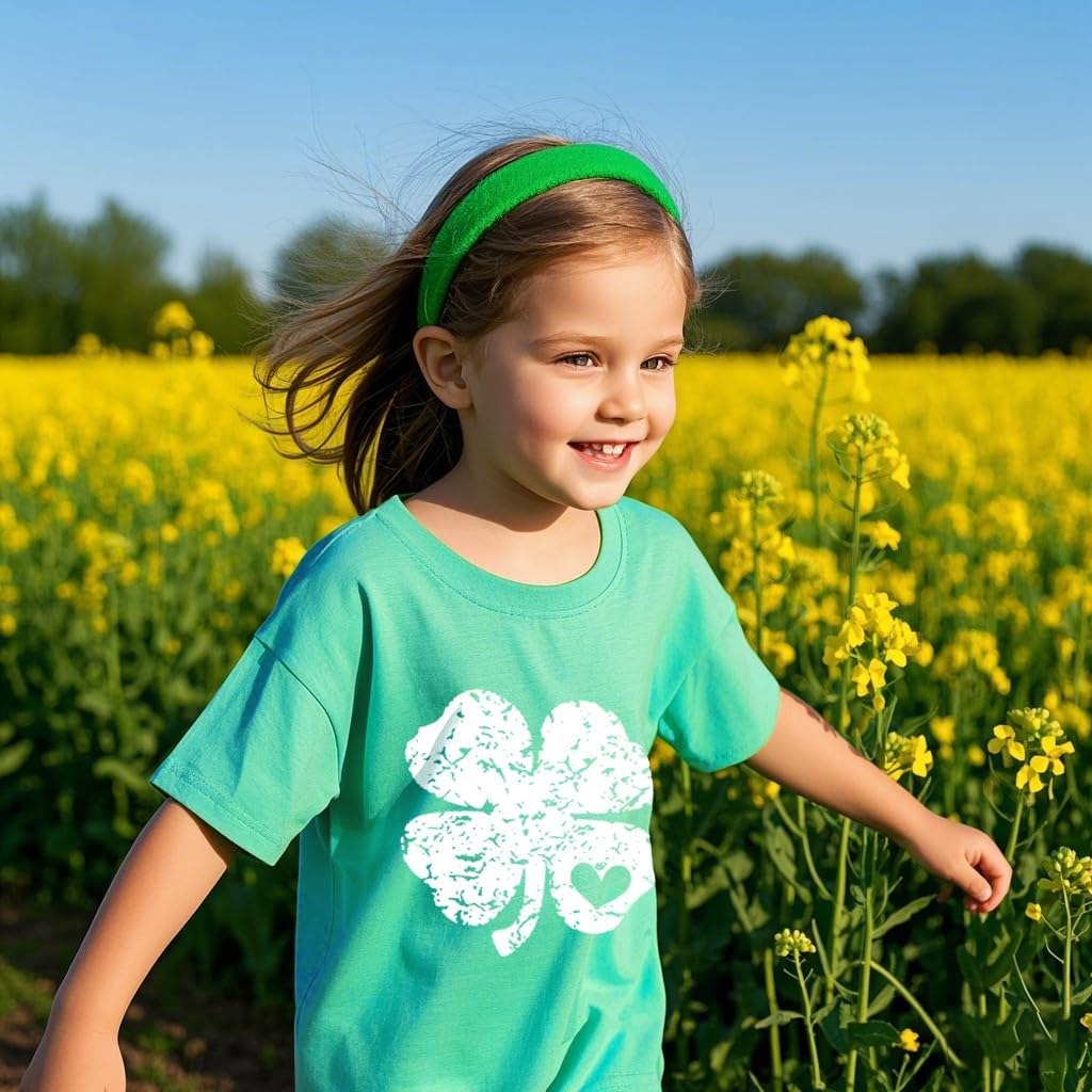 St Patrick's Day T-Shirt Toddler Boy Girl Lucky Clover Shamrock Shirt Short Sleeve Kid Irish Tee Tops 2-7T - Image 5