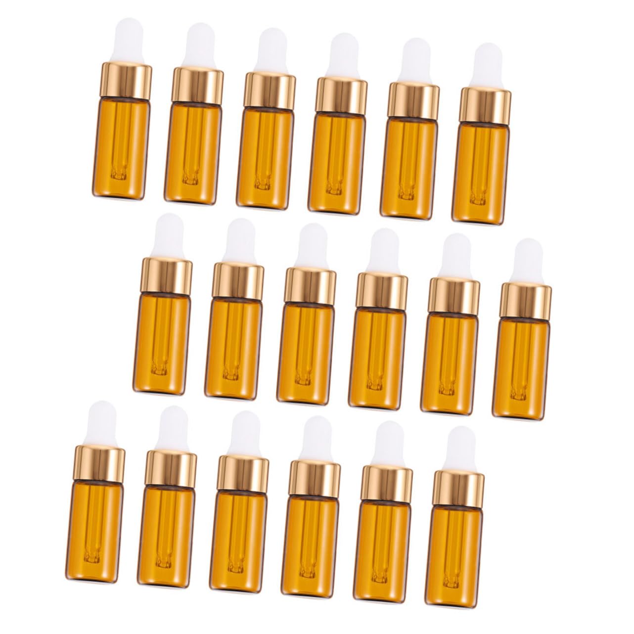 Amazon.co.jp: FRCOLOR 5mlガラススポイトボトル25本セット 琥珀色遮光