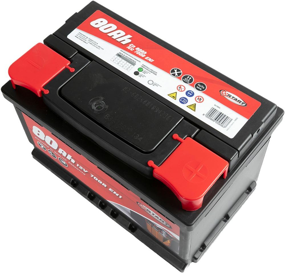 Start Batteria Auto 80AH 12V640A polo positivo destro cassetta L3