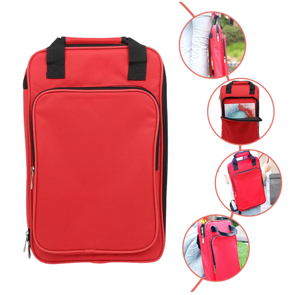 VANZACK Borsa Per Bacchette Custodia Per Bacchette Accessorio Per Batteria Capacità Leggero e Facile Da Trasportare