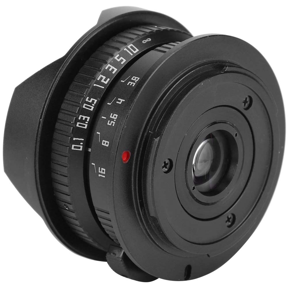 Len grandangolare, 8mm F3.8 Obiettivi per fotocamera Fish Eye Lenti Mirrorless per fotocamera Olympus/Panasonic M4/3, per ritratto, paesaggio, cortometraggio video, riprese macro