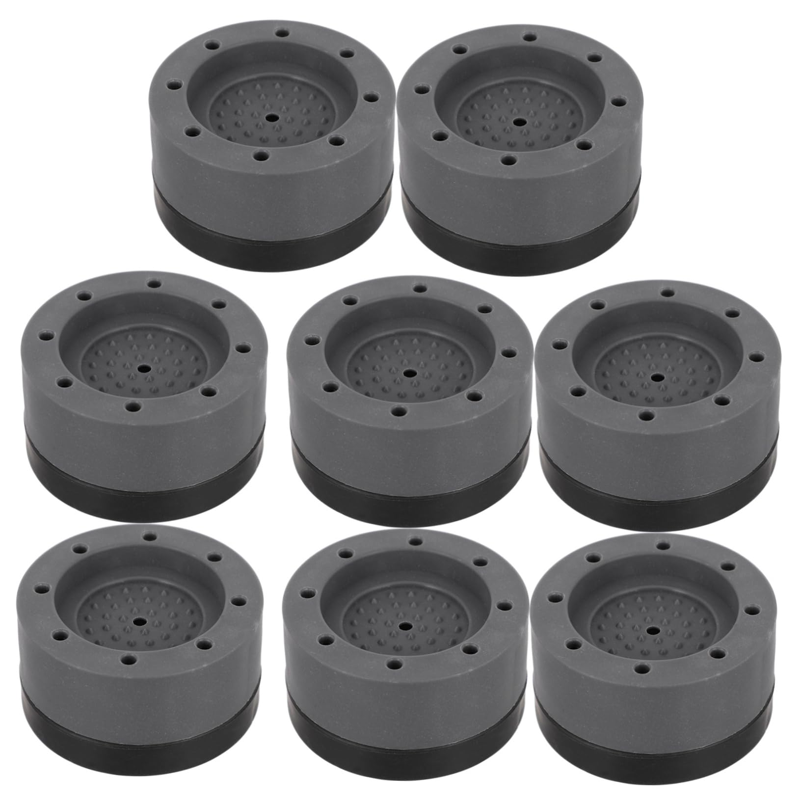 KOMBIUDA Anti-slip Washing Machine Mat Washing Machine Protector Pad 8pcs Anti-vibration Pads for Washer