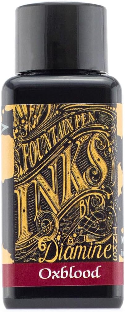 Diamine - Oxblood fountain pen ink, 30 ml
