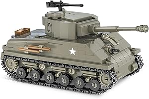 Cobi 2711 Historical Collection M4A3E8 Sherman Tank, Unisex Children,Beige, 1:48 Scale