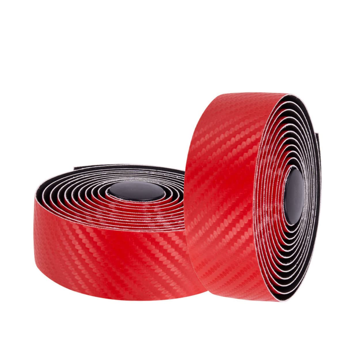 Sosoport 6rollos Cinta De Manillar De Bicicleta De Fibra De Carbono Antideslizante y Práctica Para Bicicletas De Carretera De Rojo Para Hombres y Mujeres