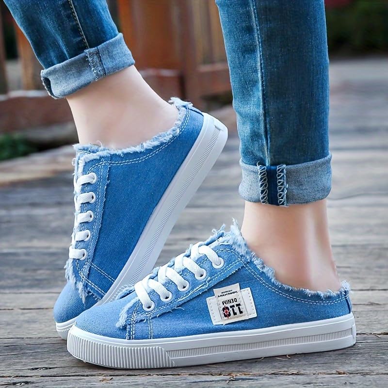 Round head solid color upper Insole inner layer material PVC sole casual semi-casual shoes, white, fashion, canvas, summer3