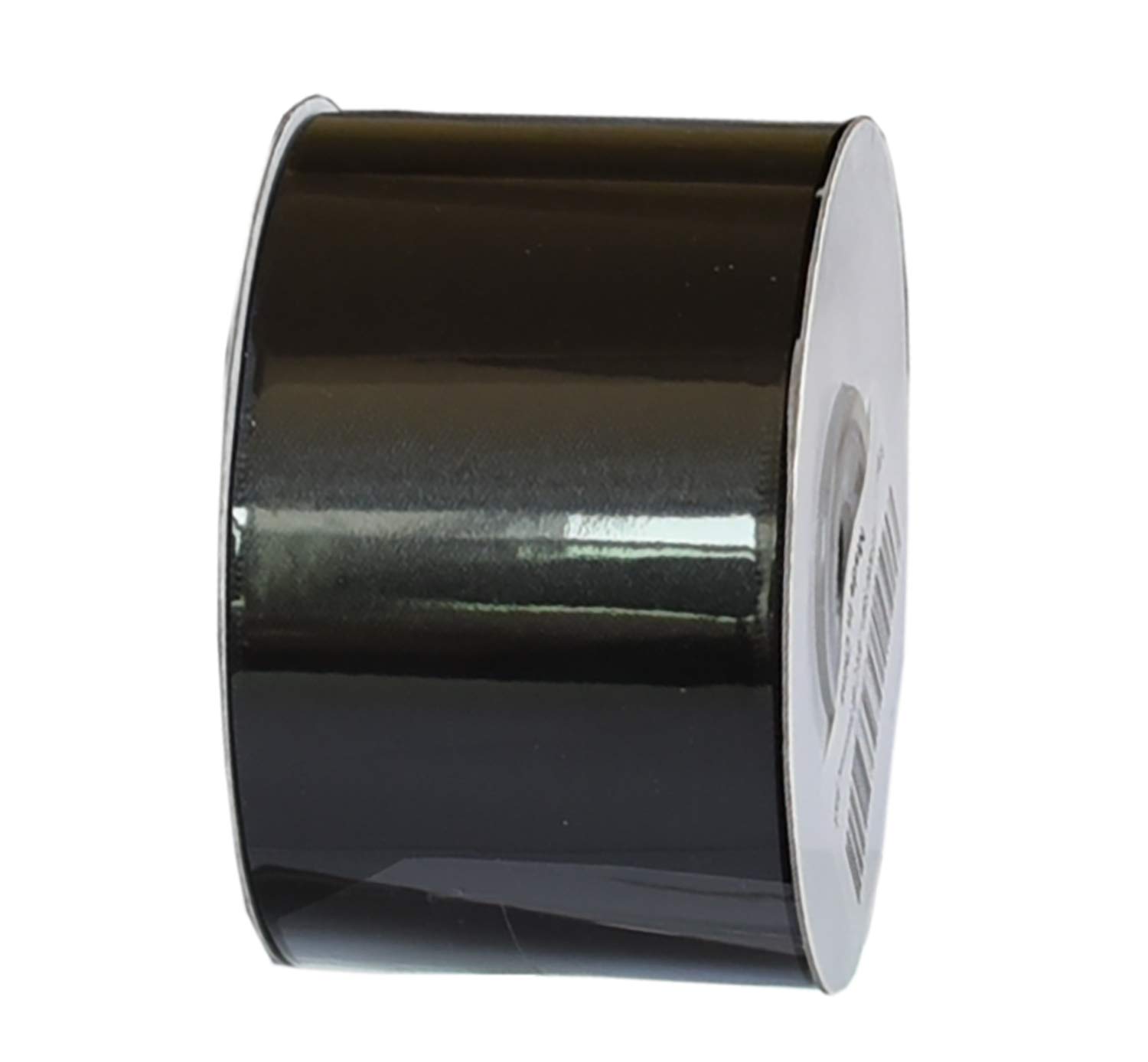 IHKFILAN Satin Ribbon in Black (50 mm x 22.86 m) Matt Shiny Gift Ribbon for Decorating & Crafts, Weddings, Christenings - Image 3