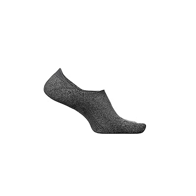Feetures Elite Invisible Light Cushion Crew Cut Socks Shoes Gray