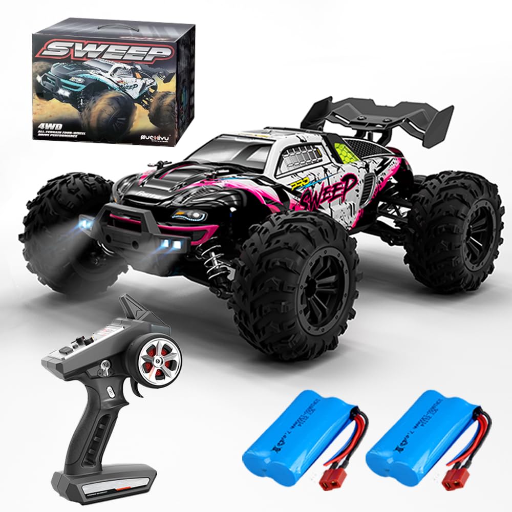 X-Verse 16101PRO zdalnie sterowany samochód bezszczotkowy, 70 km/h, 1:16 RC Auto wysokiej klasy pojazd terenowy, samochód wyścigowy offroad, 4WD wodoszczelny RC Truggy RC Truck dla dorosłych – 2