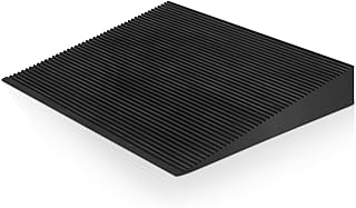 Lightweight EVA Threshold Ramp for Wheelchairs, Walking, Scooter, Driveway Curb Handicap Ramp with Non-Slip Surface for Doorways Home Bathroom(Black,36" l X 28" w X 5" h)