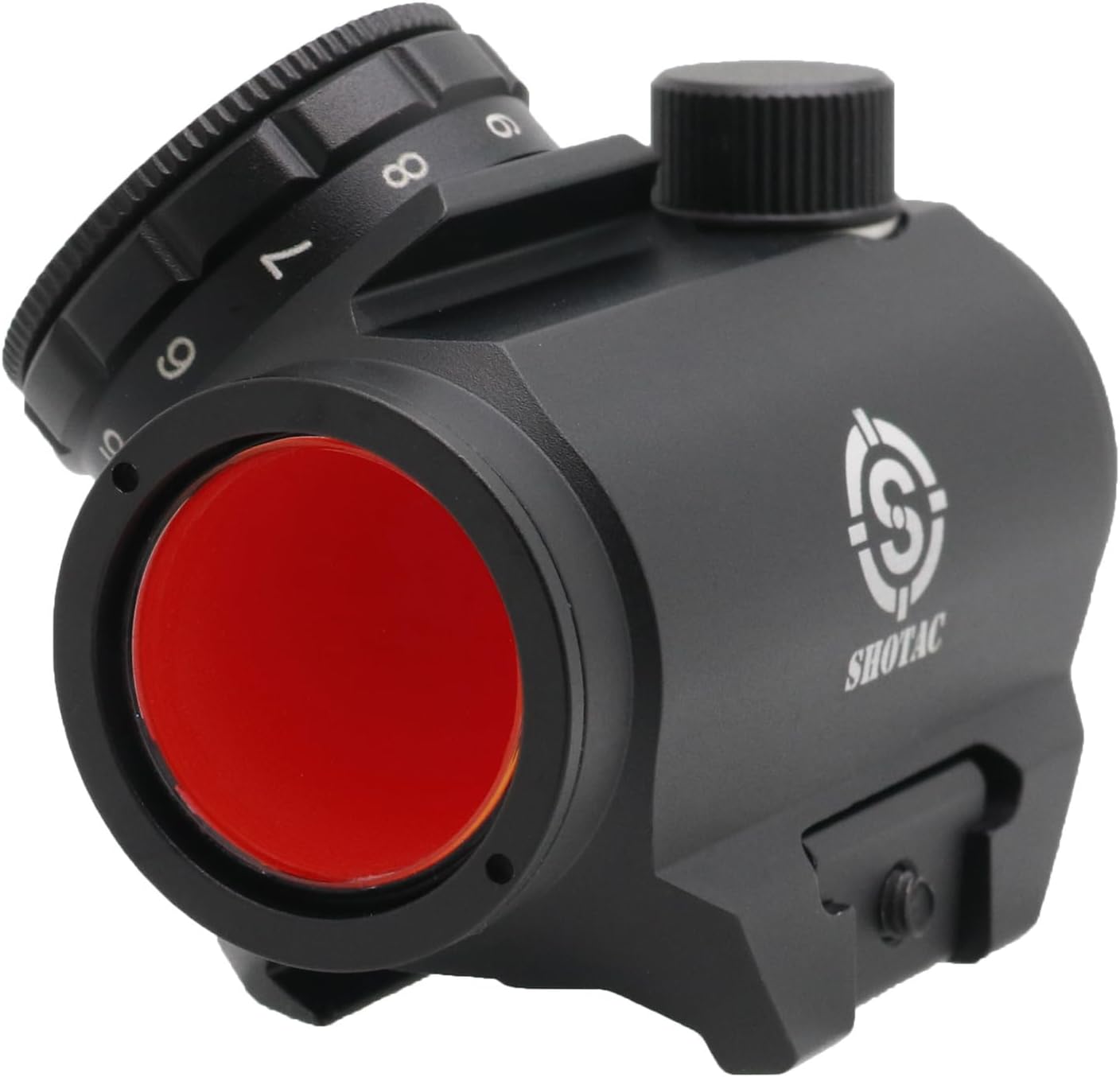 SHOTAC Red Dot Sight ST007,2 MOA dot Size, Submersible to 16 feet (5 Meters) IPX8 Waterproof & Shockproof Over 15,000 Rounds of .223