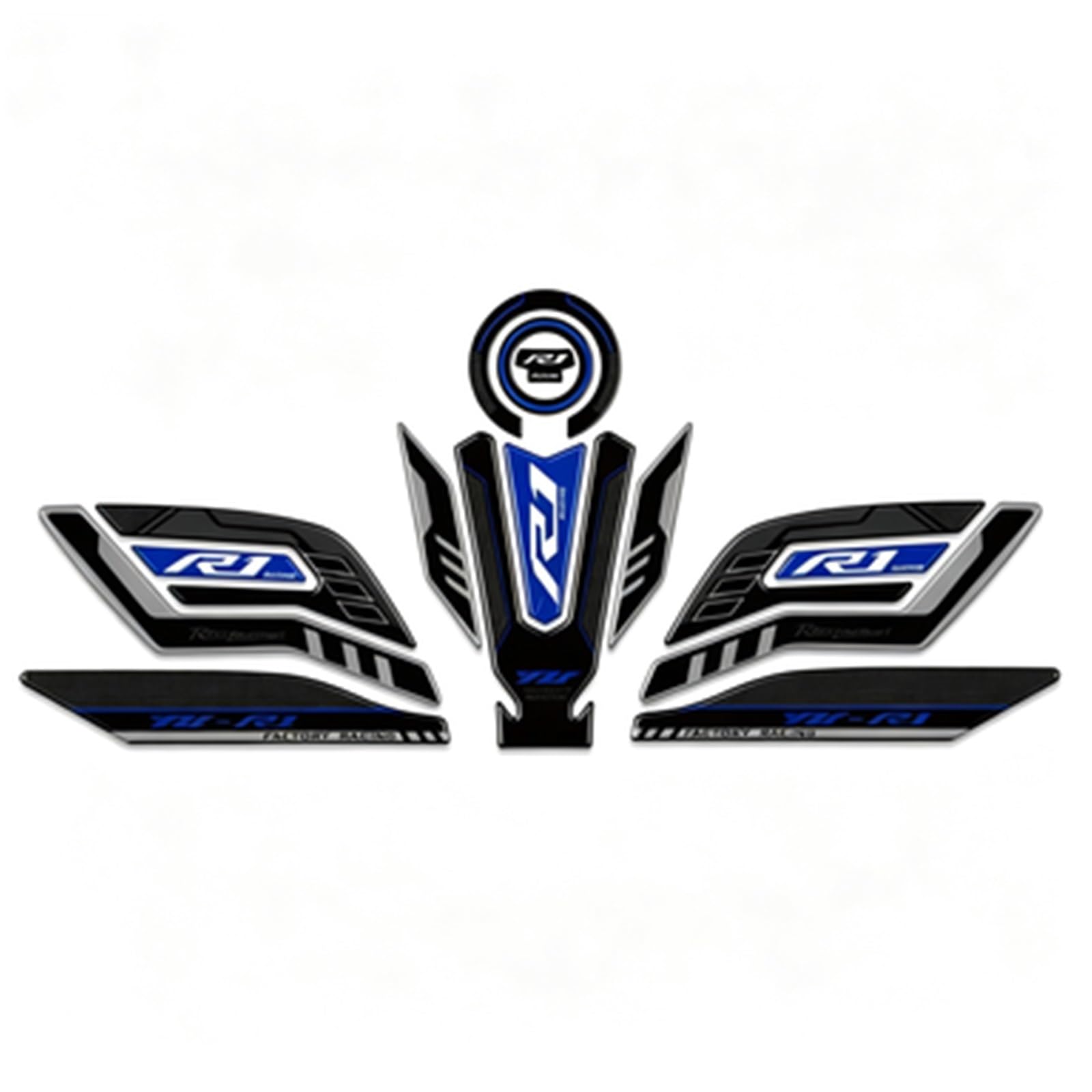 Tank Pad Sticker Motorcycle Fuel Protection Decal for Yamaha R1 R1S R1M YZF YZFR1 2015-2024 Tank Sticker(Color12)