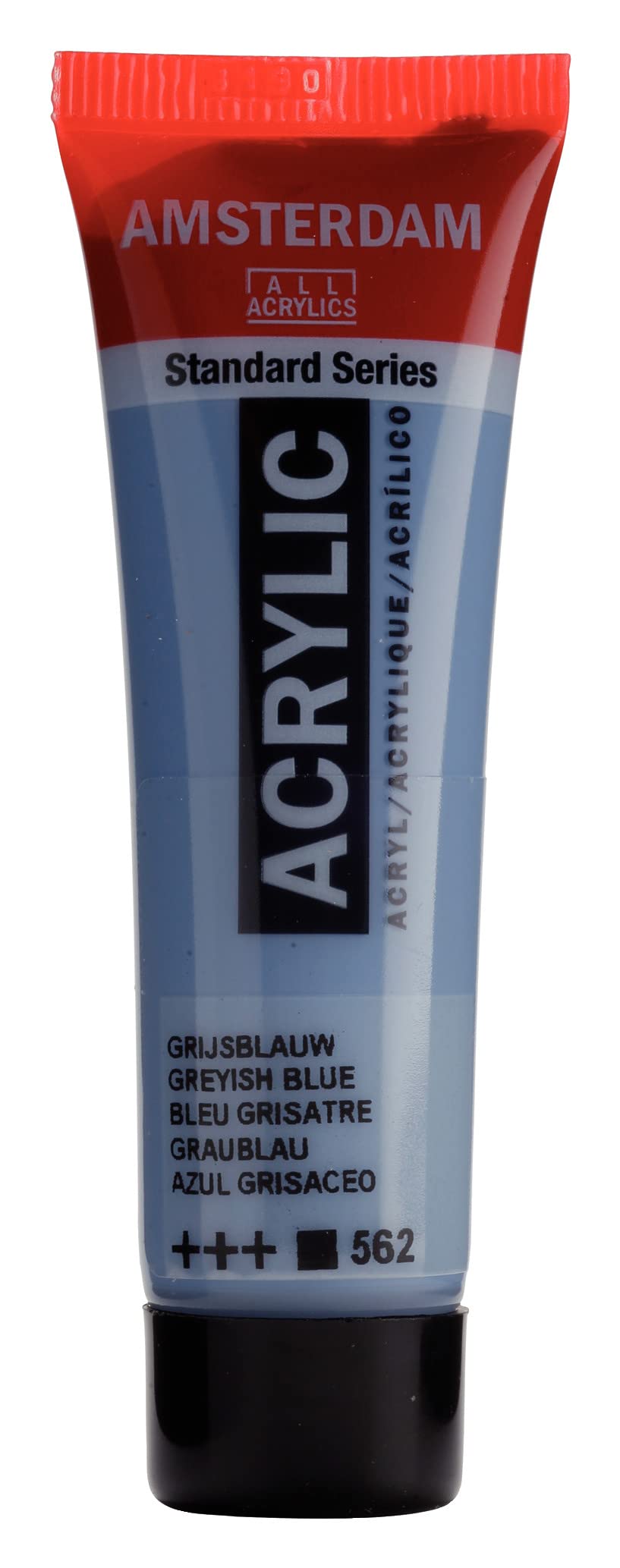 Amsterdam Standard Series Acrylic Tube - Greyish Blue 562-20 ml - Opaque, Lightfast (+++) - High-Quality Pigments - Medium Viscosity - Great Coverage - Smooth Application