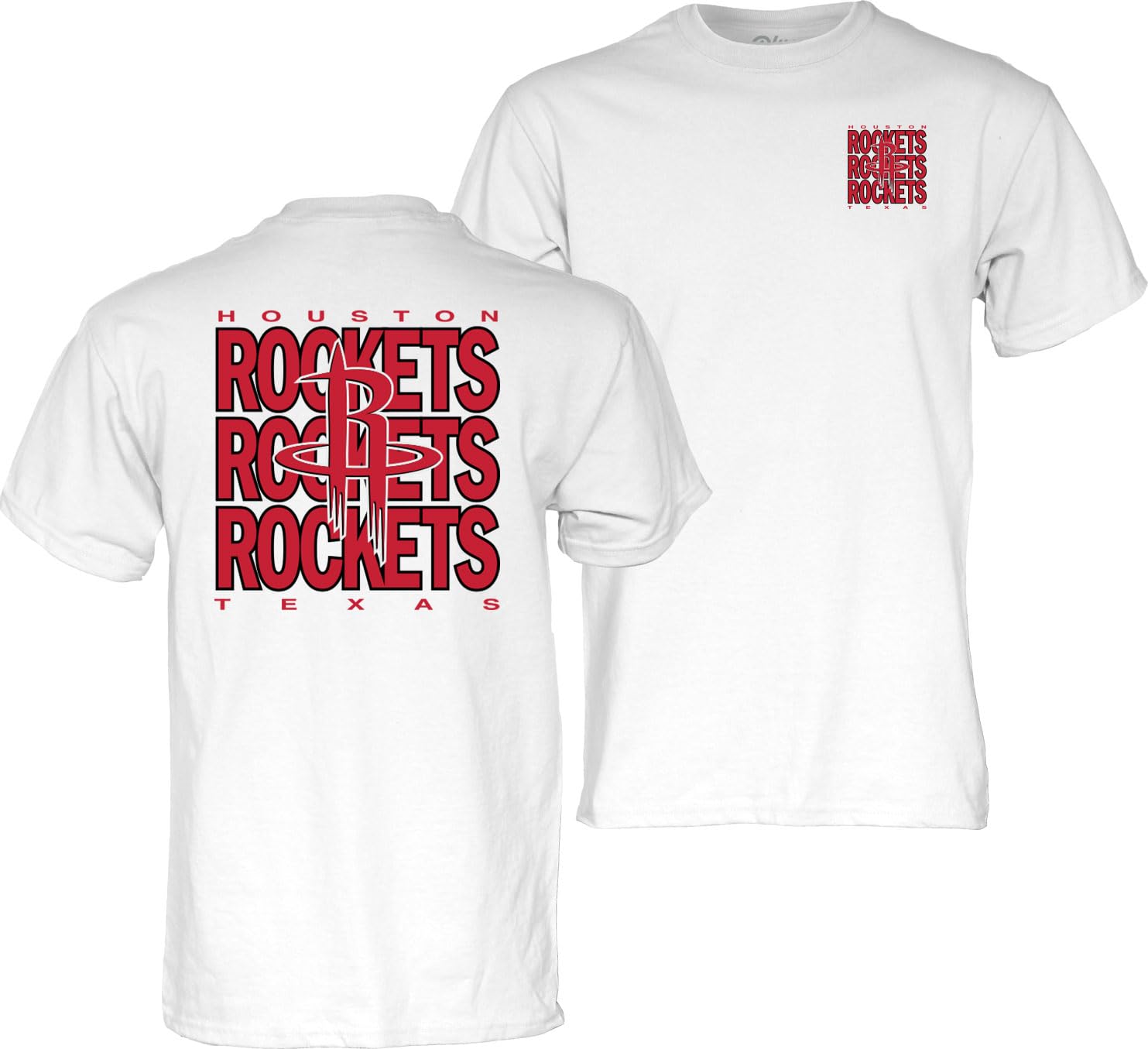 Blue 84 NBA Officially Licensed T-Shirt Front/Back Press White