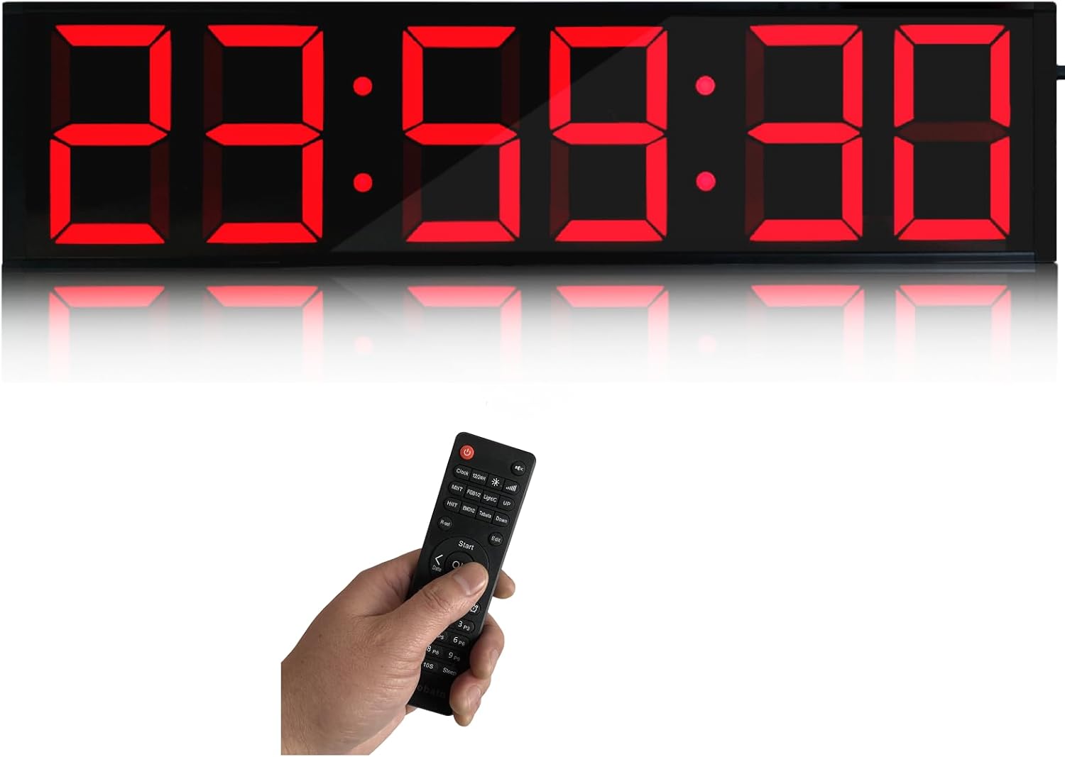 Amazon.com: Boyiit 26'' Extra Large Home Gym Timer Clock, Programable ...
