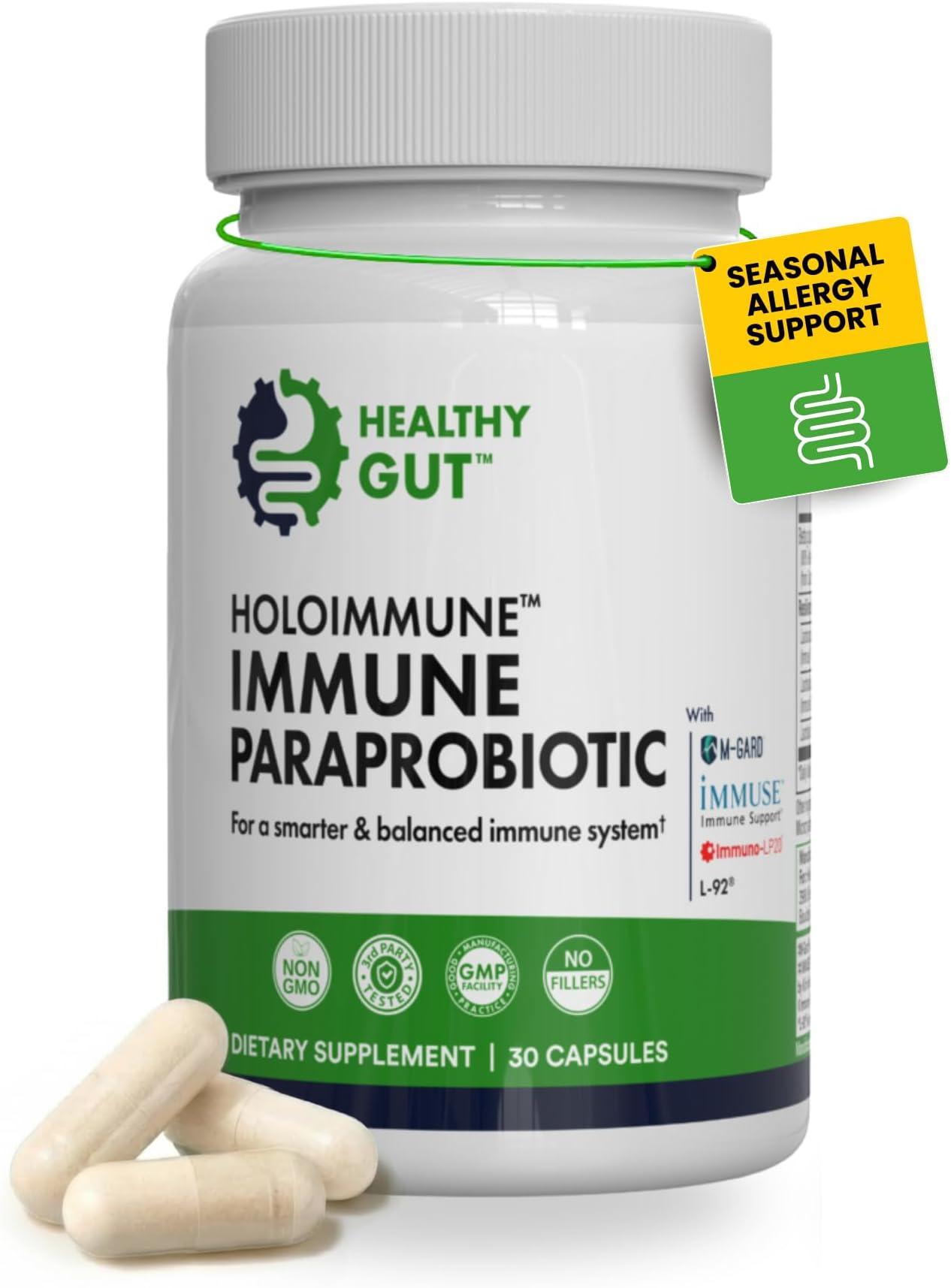 - HoloImmune | Paraprobiotic with Immuse Immune Support | 30 Servings