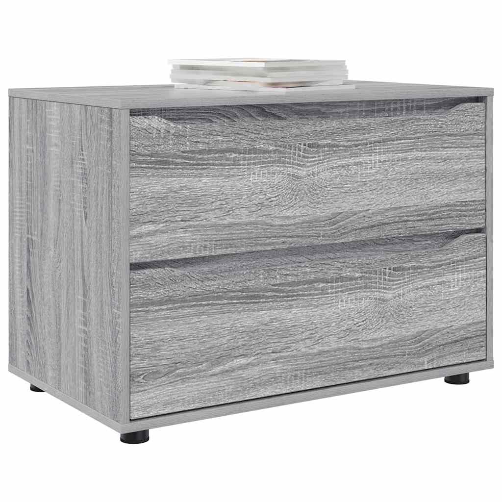 Armadio portaoggetti, grigio sonoma, 80 x 48 x 57 cm