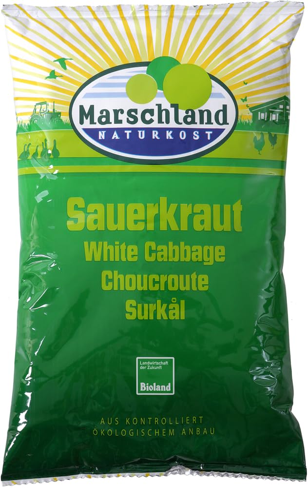 Bioland Bio-Sauerkraut Folien-Btl. MARSCHLAND 6 x 520 g