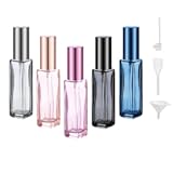5pcs Portable Perfume Travel Refillable&comma; 10ml Glass Perfume Bottles Empty&comma; Leakproof for Cologne Bottle Refillable&comma; Perfume Atomizer Travel With Perfume Decanter Kit