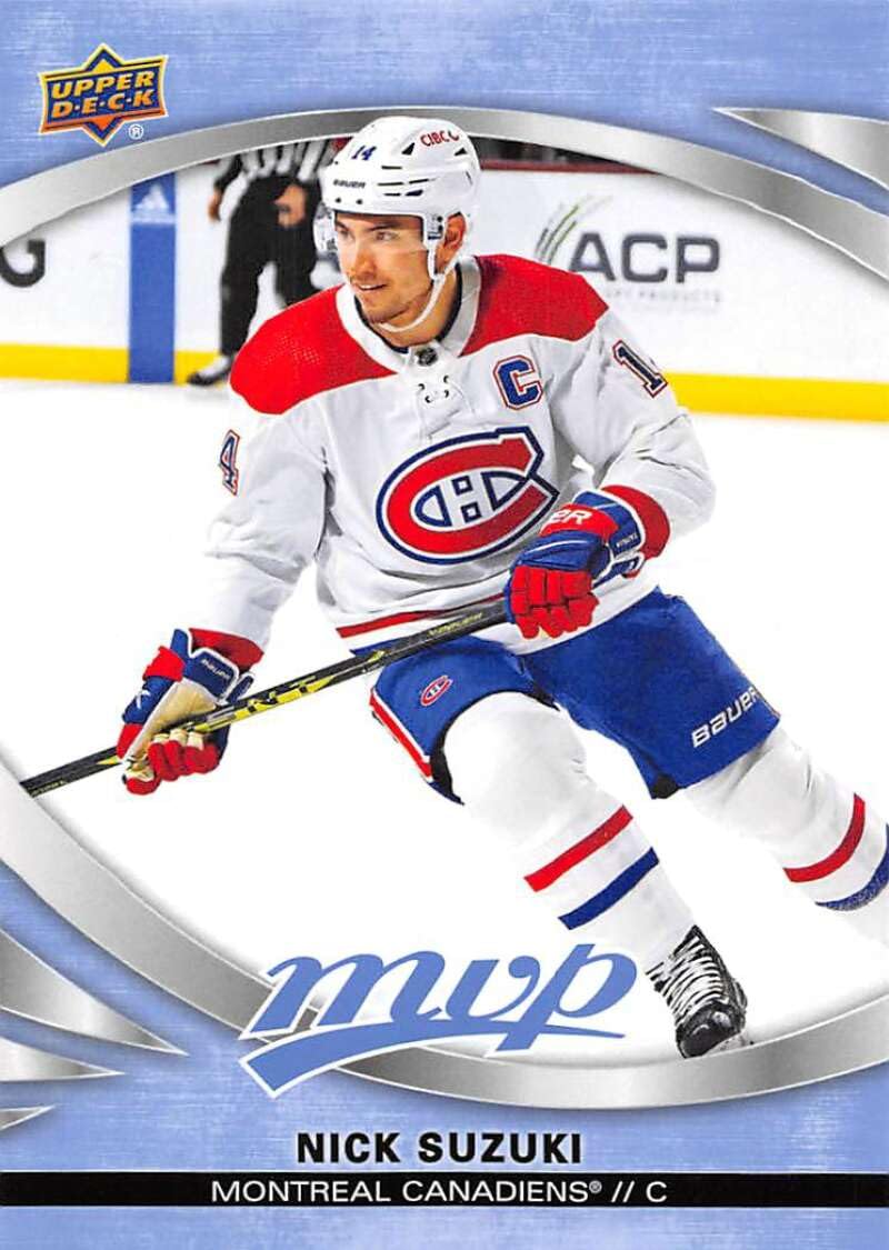 UPPER DECK NHLカード STATURE NICK SUZUKI CANADIENS 08/15 #165 送料無料 中古 IT2 Nick Suzuki 2022-23 Upper Deck Stature Blue /35 26 Montreal