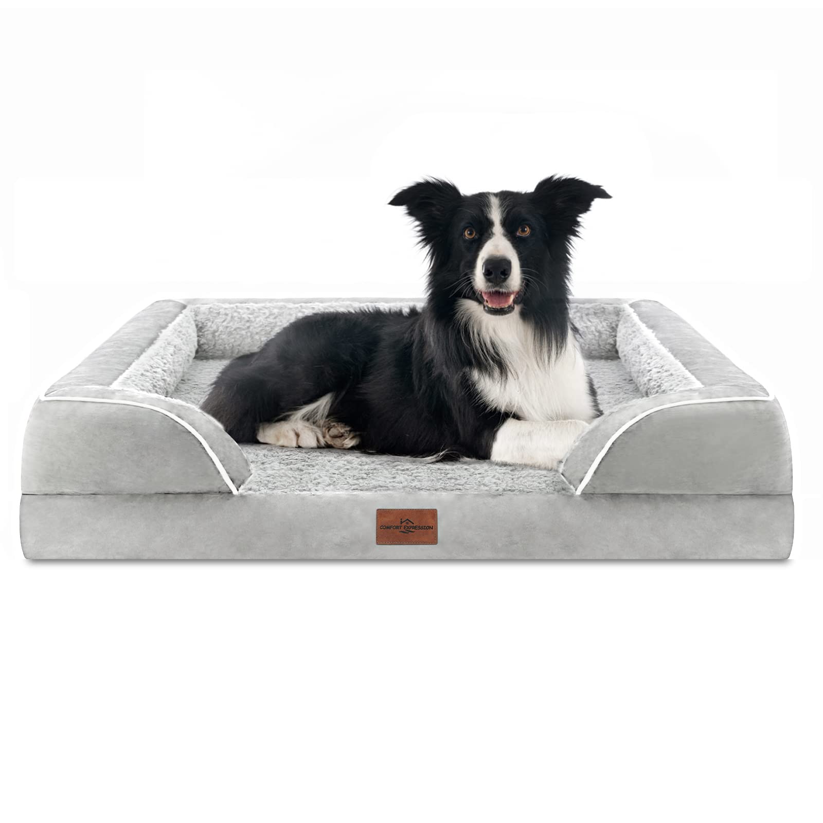 Comfort Expression Dog Beds for Large Dogs, Large Dog Bed, Waterproof Large Dog Bed with Removable Cover, Orthopedic Dog Bed,Dog Bed Large Size Washable