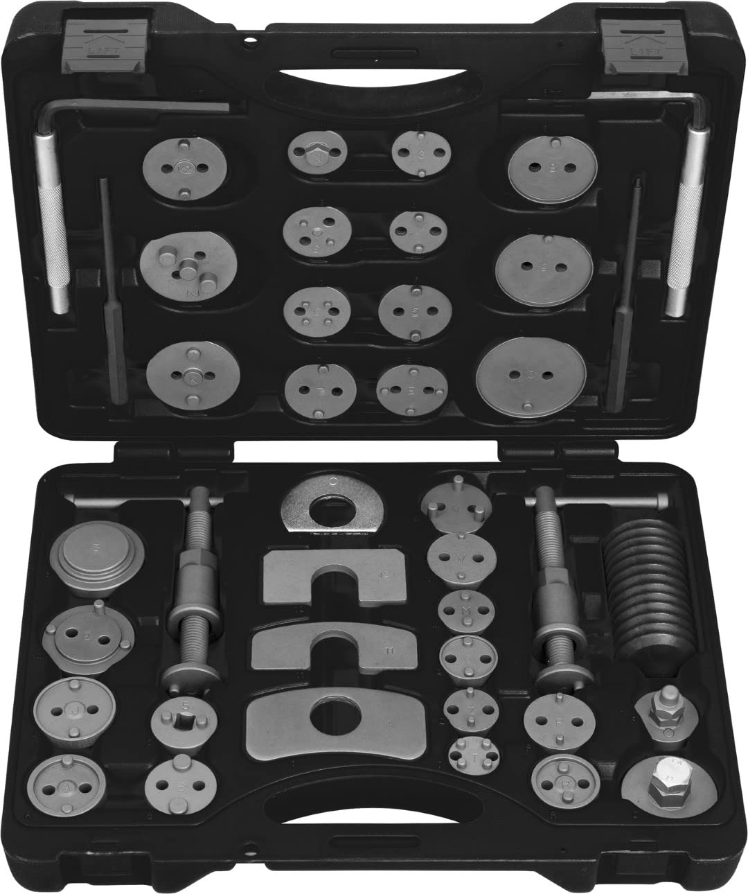 KS Tools 150.1970 Juego de herramientas para reposicionar el pistón de frenos, 41 pzs