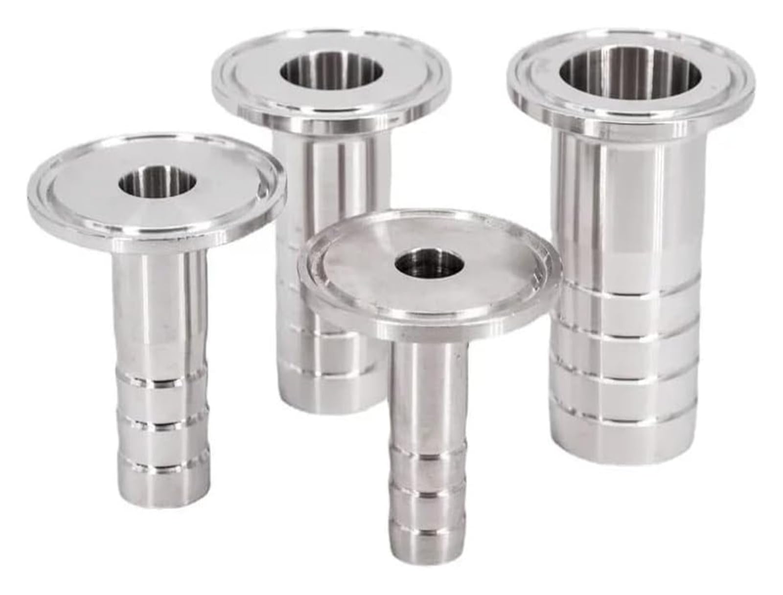 Schlauchverbinder, Edelstahl-Schlauchanschluss, 1 Stück Tri-Clamp-Rohrverbinder aus Stahl 304 for Heimbrauerei(19 * 40 mm)
