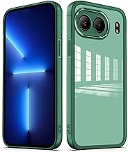 YUXING Case for OnePlus Nord 4 5G Transparent Case with Ultra Slim Lens Protective Film Anti-shock Bumper Slim Case - Green