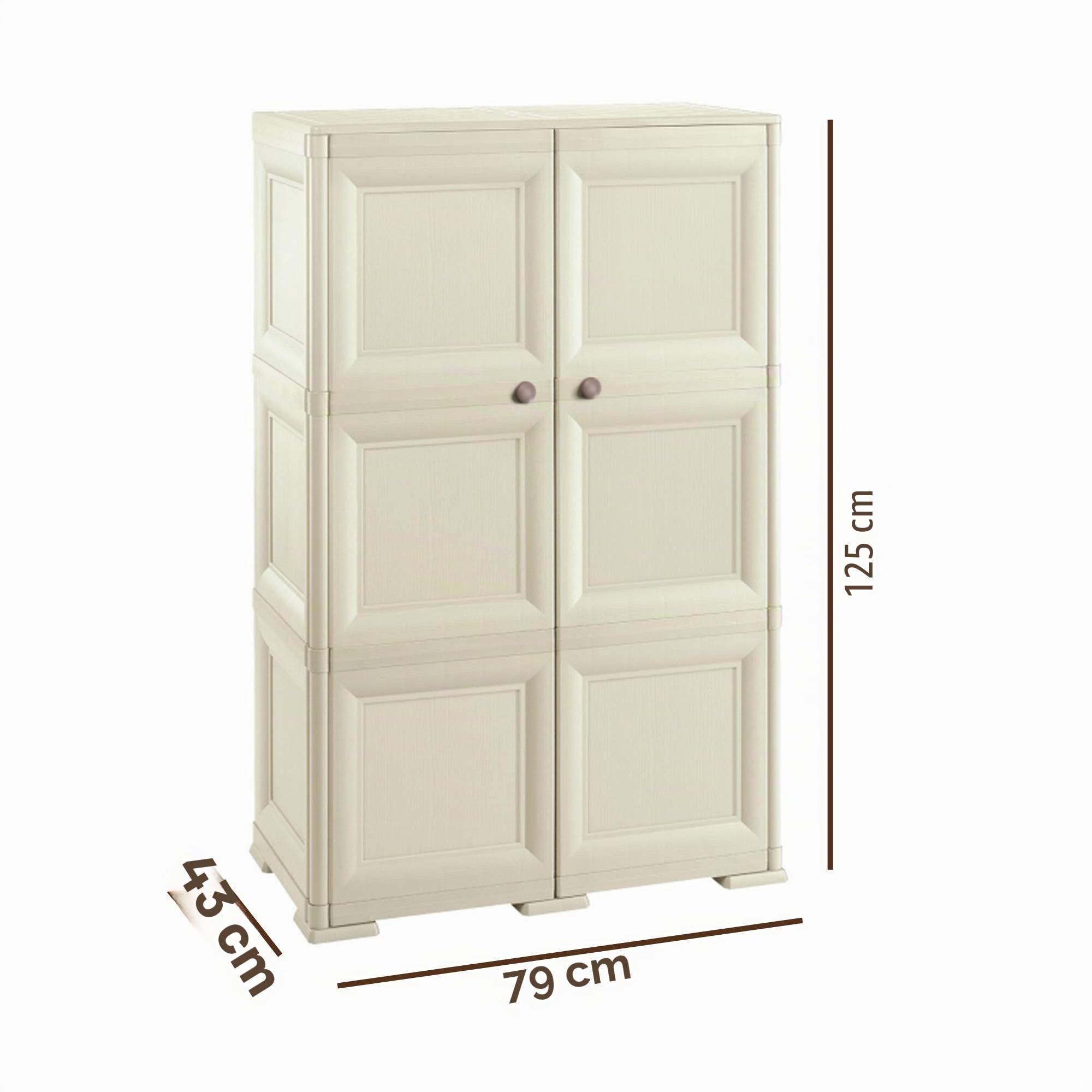 ARMADIO 3 MODULI ANGORA