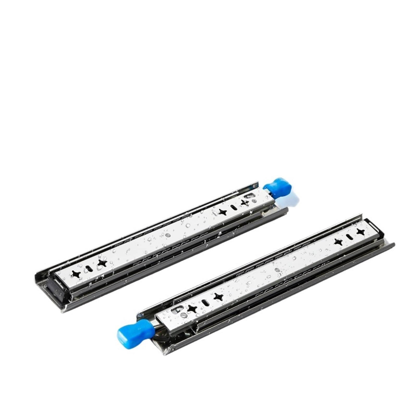Shiketong One Color 10" - 50" Industrial Drawer Slides With Lock - 120Kg Bearing Glides For Smooth Operation(35Cm)