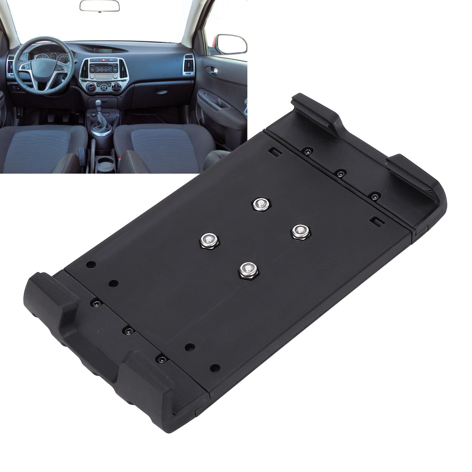 CHICIRIS Tablet de Tablette de Voiture Support de Table de Tableau de Bord du Tableau de Bord pour Comprimés de 8 à 14 Pouces avec des Coussinets en Caoutchouc de Protection à Haute Résistance pour