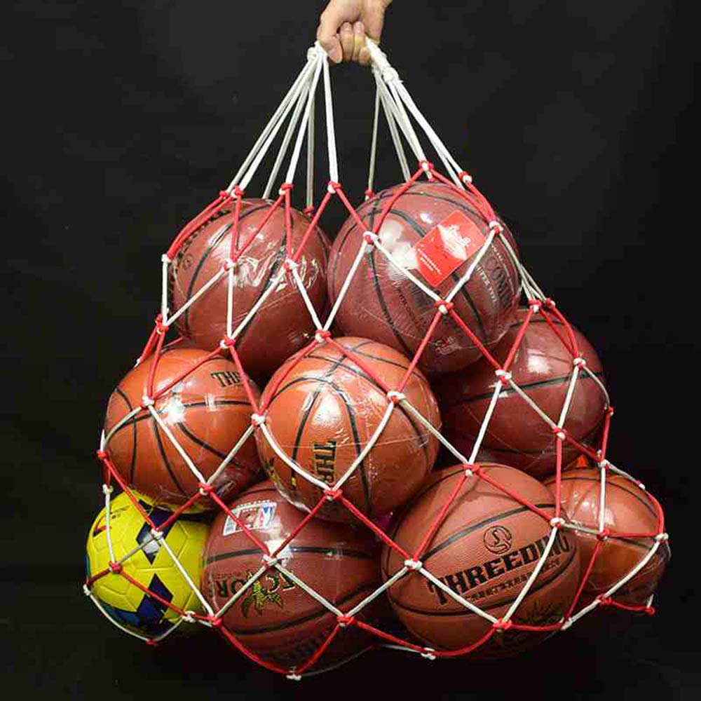 Sac de Basket-Ball Filet de Football Poche de Maillage épais Porter Sac en Nylon pour Ballon de Football de Volley-Ball