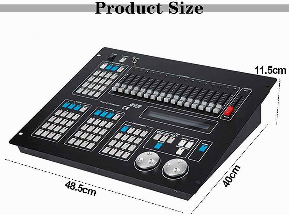 Wózek Dmx, Dmx 512 Cosole Dj Disco Equipmet, Dmx Lightig Cosoles Profesjonalne światła Sceniczne Cotrol Miksery światła Do Szkoły Cocerts Party Disco Ktv