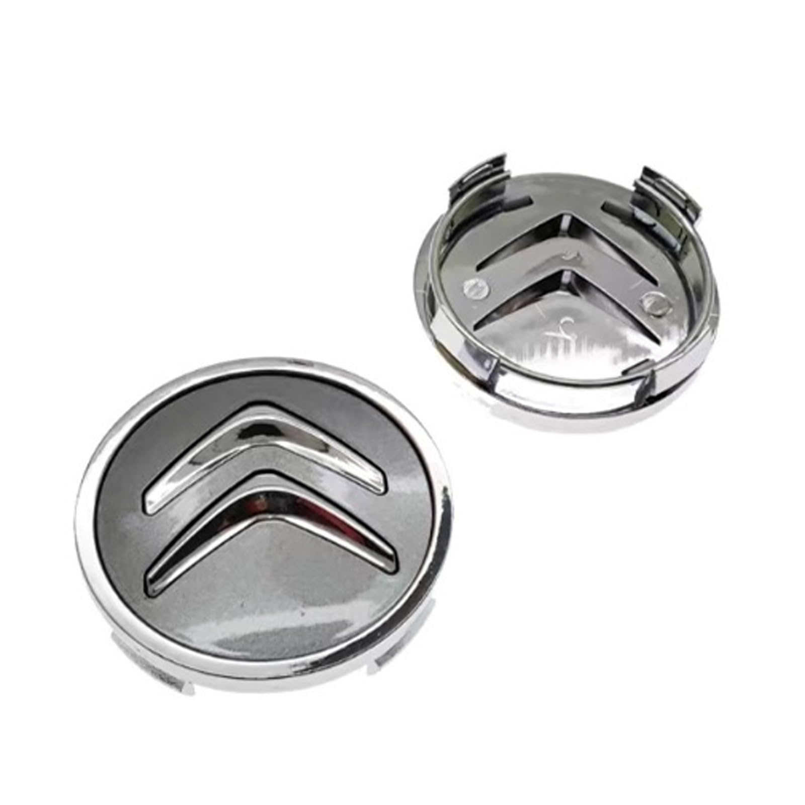RPAKZVYUI Centre Cap Black for Citroen Visa (Phase II) 1982 1983 84 85 86 87 88, Wheel Centre Hub Caps Car Rim Emblems Car Accessories,Grey