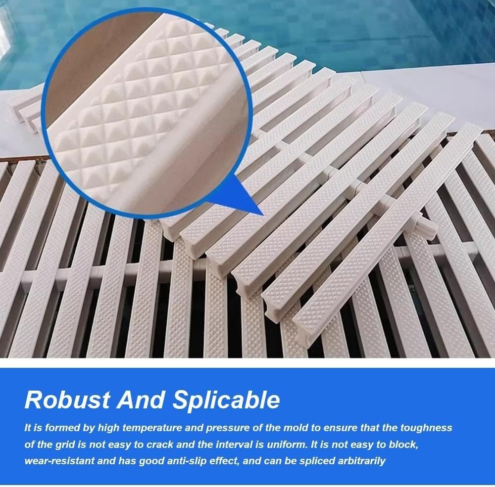 Modulo griglia Piscina Bordo Griglie di Scarico for Piscine, scarichi for bagni, coperture for Griglie Antiscivolo a interfaccia Singola Scarico Acqua piovana a Pavimento terrazzo(30x100cm)