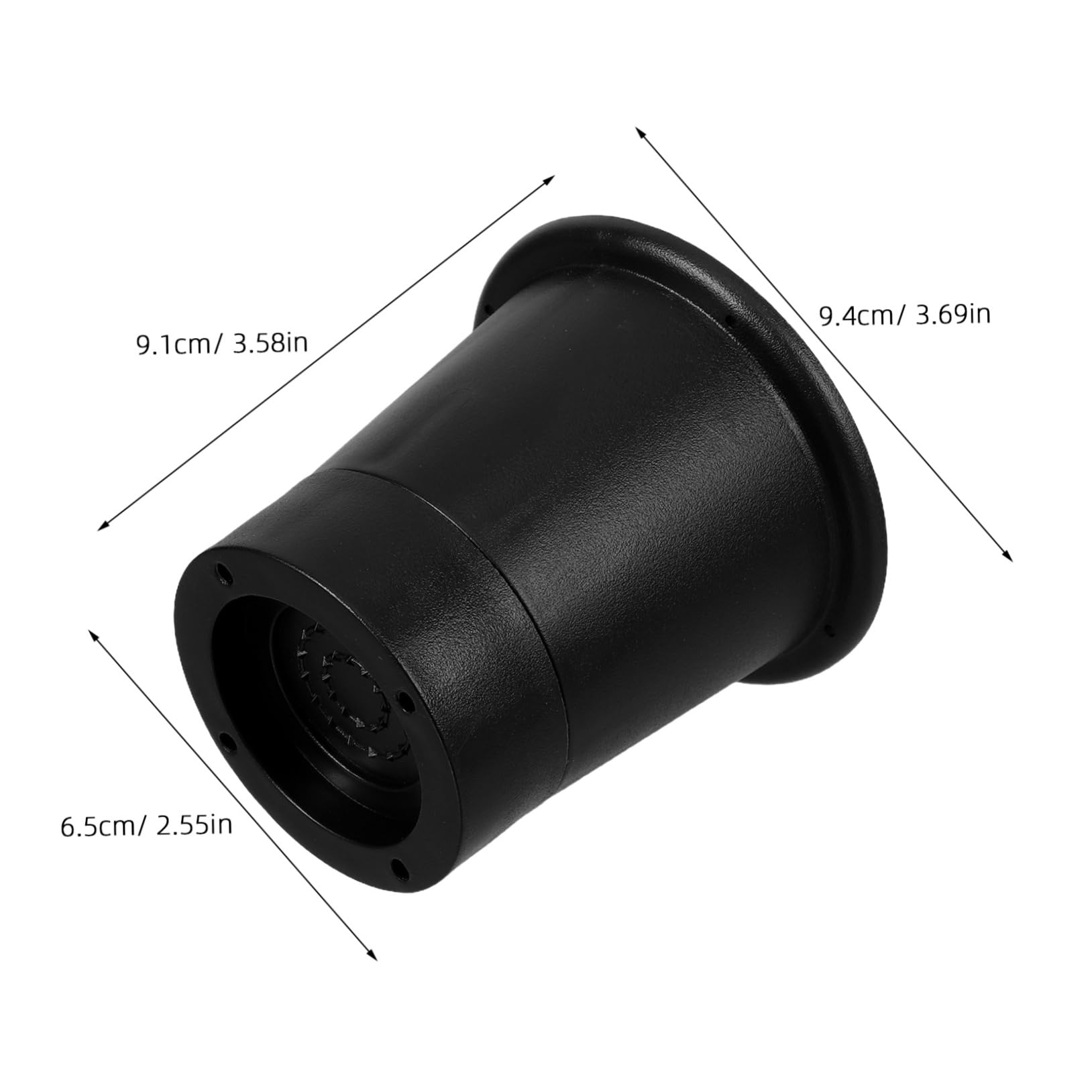 Uonlytech 6Pcs Heavy Duty Bed Furniture Risers for Washing Machine Appliance Vibration Control Slip Grip Pads for Noise Dampening Stability Height Increase Black