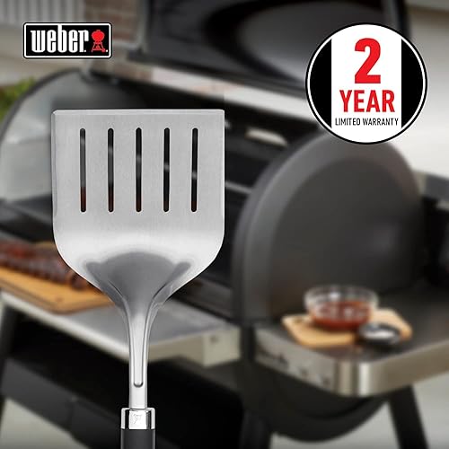Miniatura 2 de Weber Espátula ancha Precision Grill color plata/negro