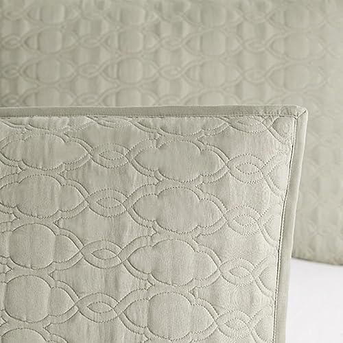 Miniatura 4 de BOURINA Juego de colcha de 2 piezas de microfibra, incluye 1 funda y 1 edredón, tamaño individual de 68 x 86 pulgadas, color beige