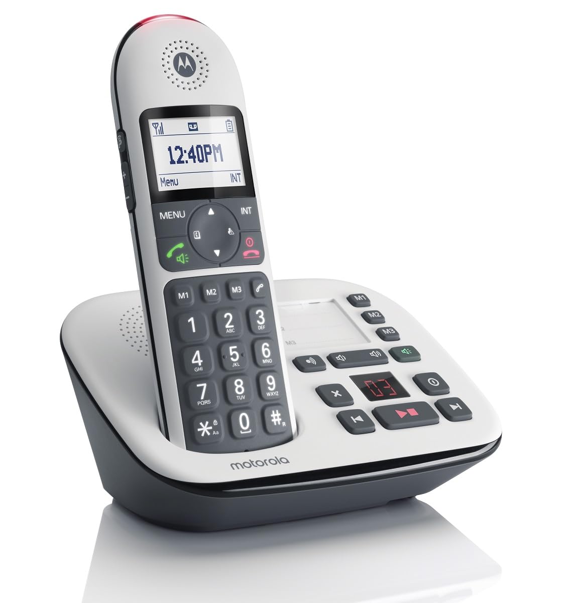 Motorola CD5011 Digital Cordless Single Big Button DECT TAM