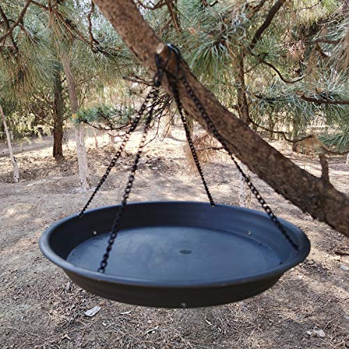 Bird Seed Catcher Tray Platform Feeder Hanging Tray Outdoors Backyard Garden (12 3/4") - Thumbnail 4