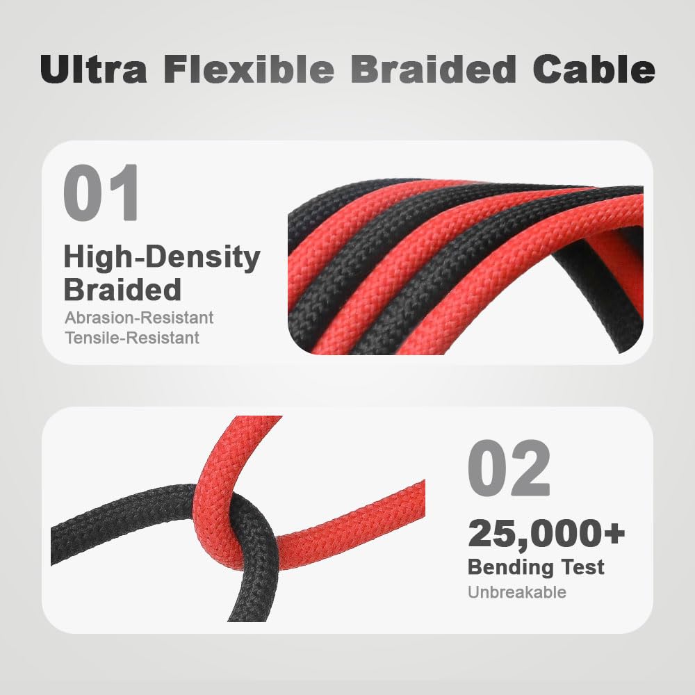 Alvin's Cables Cable XLR giratorio de perfil bajo macho de 3 pines macho a hembra flexible, reforzado con aramida para Sony | Canon | Blackmagic Pro Cameras & Studio Audio (Black)