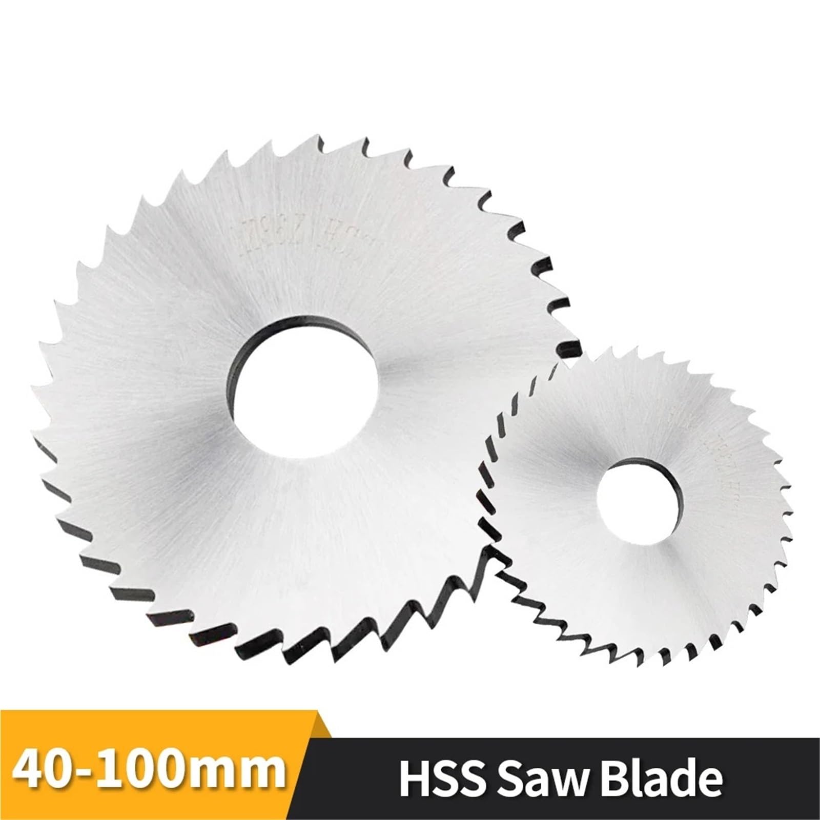 Brzeszczot do piły tarczowej 40/50/60/63/75/80/100 mm, frez do rowków do obrabiarek do cięcia metali, stali i PCW (D40 x d13,0,8 mm)