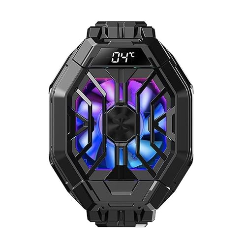 Miniatura 1 de Enfriador de teléfono Black Shark, Funcooler 2Pro Semiconductor con ventilador de refrigeración móvil RGB y pantalla de tiempo para iPhone y