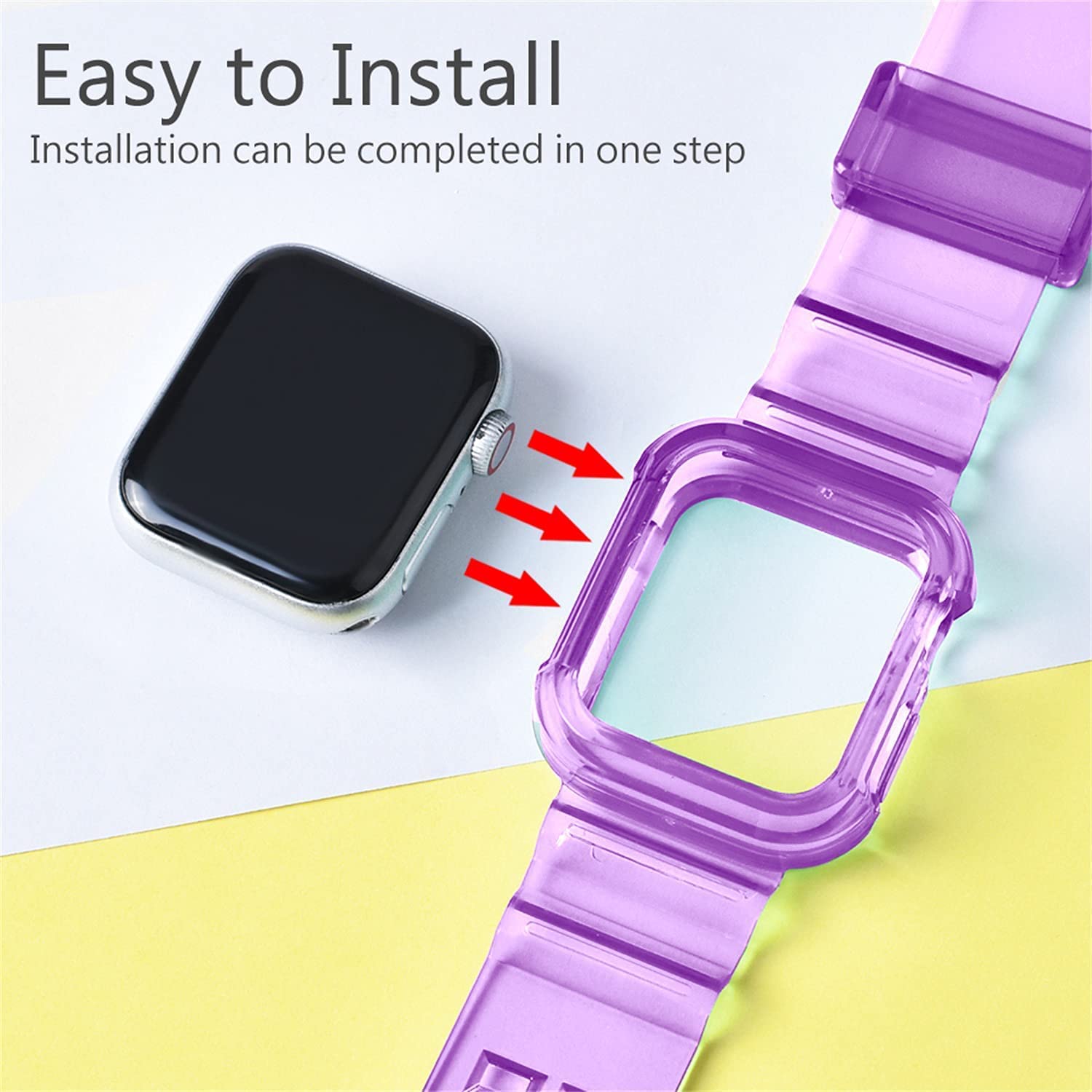Fleshy Leaf Compatible with Apple Watch Bands Series SE 7 6 5 4 3 2 1 - Image 3