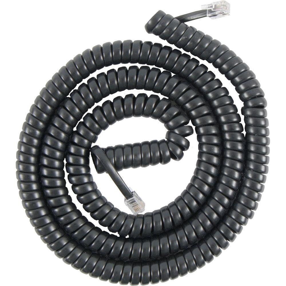 RiteAV - Cable Modular para Teléfono Fijo de 50 pies, Color Negro